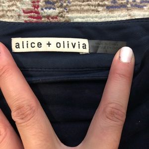 Alive&Olivia Lee suede skirt navy